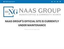 Tablet Screenshot of naasgroup.com